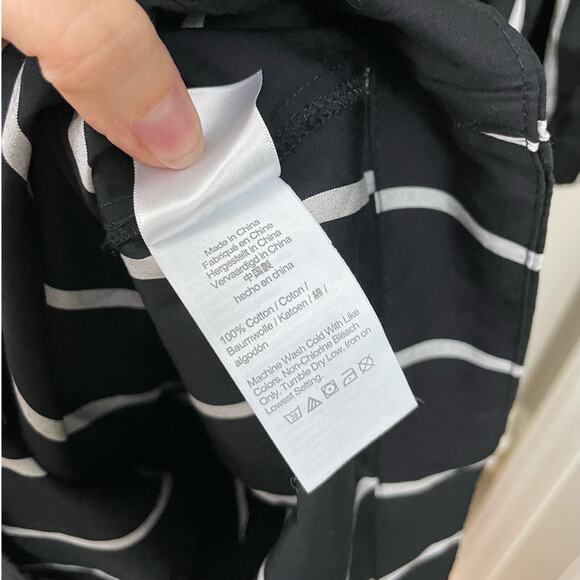 J. Crew Black and White Striped Dress - Picture 4 of 13